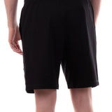 Shorts logo sul fondo a rilievo blu
