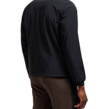 Bomber chiusura zip in nylon nero