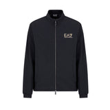 Bomber chiusura zip in nylon nero