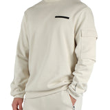 Felpa strip utility grigio