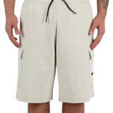 Shorts cargo strip grigio