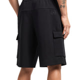 Shorts cargo strip nero
