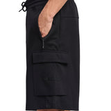 Shorts cargo strip nero