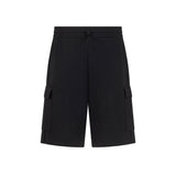 Shorts cargo strip nero