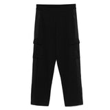 Pantalone cargo strip nero