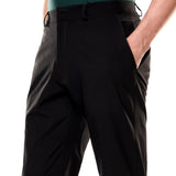 Pantalone chino in tessuto tecnico nero