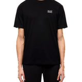 T-shirt con zip laterale nero