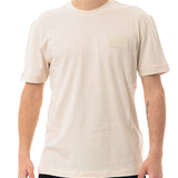 T-shirt box logo beige