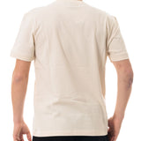 T-shirt box logo beige