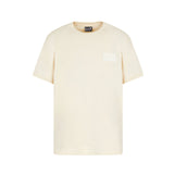 T-shirt box logo beige