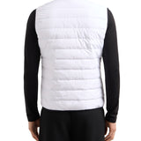 Smanicato con chiusura zip e placca logo bianco