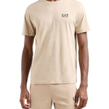 T-shirt basic in jersey beige