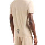 T-shirt basic in jersey beige