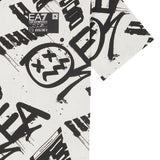 T-shirt stampa allover fantasia