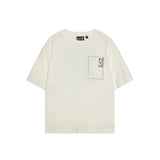 T-shirt stampa frontale logo bianco