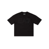 T-shirt macro logo nero
