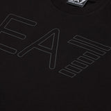 T-shirt macro logo nero