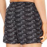 Boxer mare logo allover nero/bianco