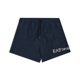 Boxer mare logo sul fondo blu