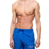 Boxer mare logo sul fondo azzurro