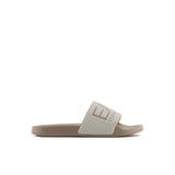Ciabatta maxi logo pvc beige