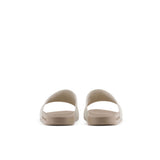 Ciabatta maxi logo pvc beige