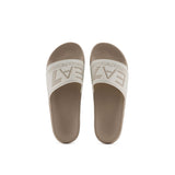 Ciabatta maxi logo pvc beige