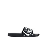 Ciabatta maxi logo fantasia pvc nero multi