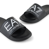 Ciabatta maxi logo pvc nero
