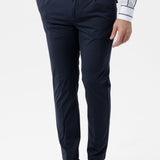 Pantalone tasche america travel in tessuto idrorepellente blu