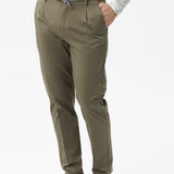 Pantalone Amalfi one pence con coulisse verde