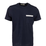 T-shirt in cotone blu