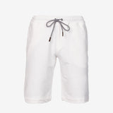 Bermuda in cotone bianco