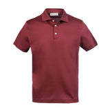 Polo in cotone pima bordeaux