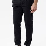 Pantalone cargo travel in tessuto idrorepellente nero