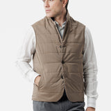 Gilet Reversibile con Imbottitura Ultralight tabacco