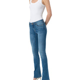 Jeans bootcut perfect shape bella in denim medio