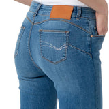 Jeans bootcut perfect shape bella in denim medio