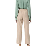 Pantalone chino relaxed beige
