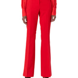 Pantalone chino a zampa rosso