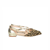 Ballerina Parigi con cinturini leopardato