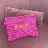 Mini pochette fucsia