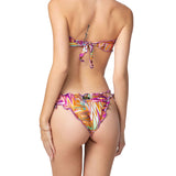 Bikini fascia fantasia geometrica multicolor