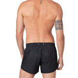 Short beach filmant nero