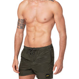Short beach nylon verde militare