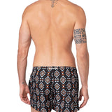 Short beach shorty fantasia nero multi