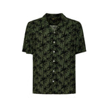 Camicia manica lunga bowling nero/verde