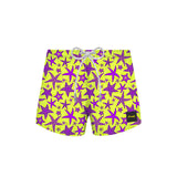 Short beach shorty fantasia stelle lime/viola