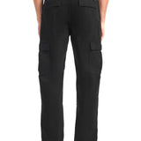 Pantalone chino cargo nero