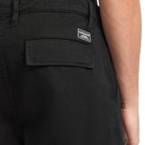 Pantalone chino cargo nero